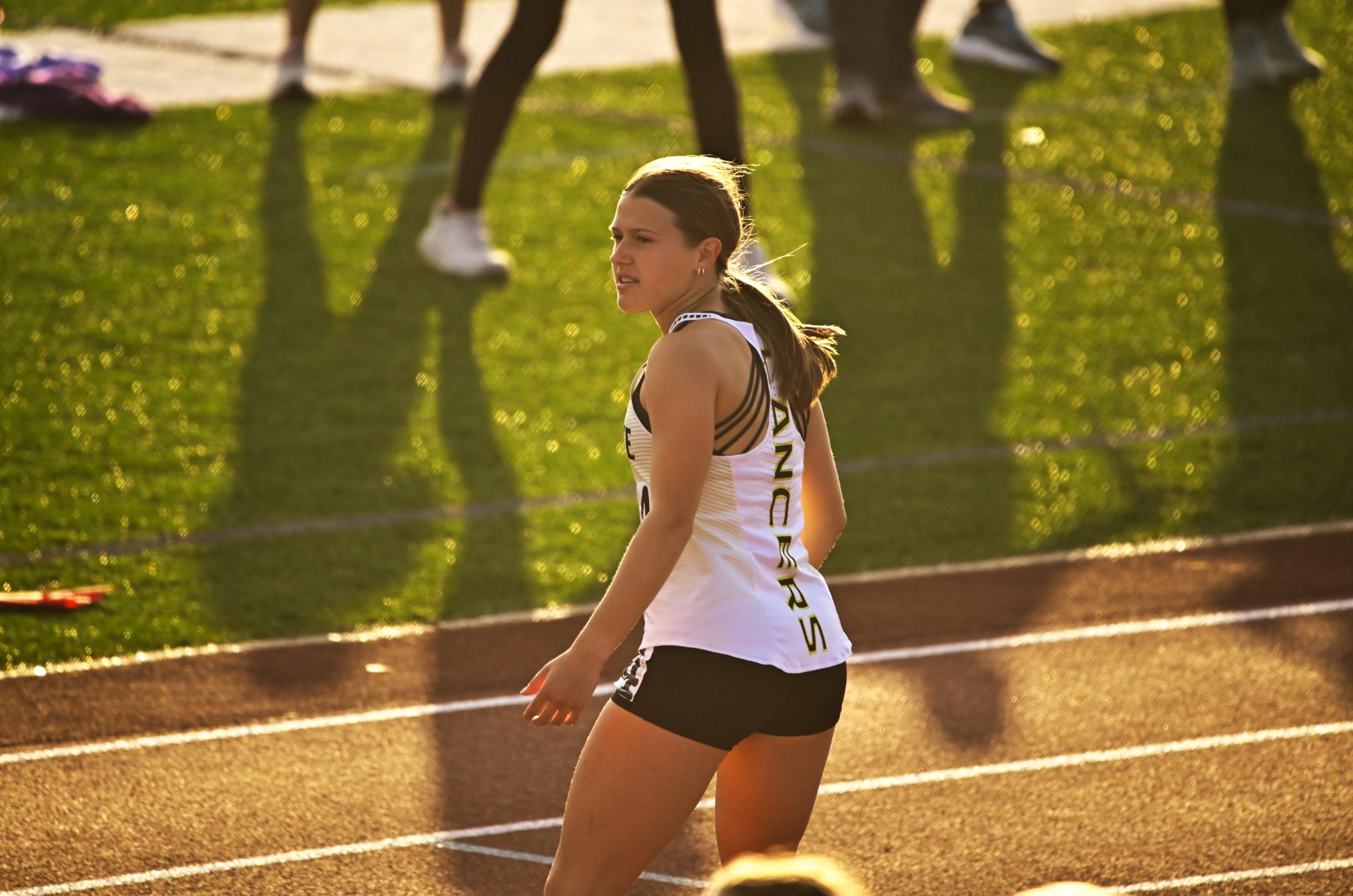 Kelly competing against school rivals in the Spring of 2026